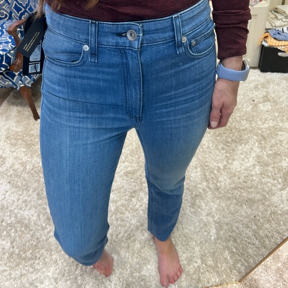 NWT✨rag & bone Nina High-Rise Ankle Flared Jeans - Picture 4 of 8